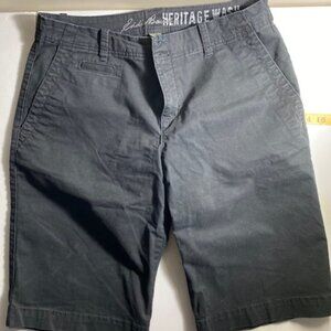 Eddi Bauer Heritage Wash Women's Black Shorts: Size 8